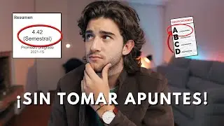 Cómo Logré un Promedio de 4.4/5 en Medicina Sin Tomar Apuntes