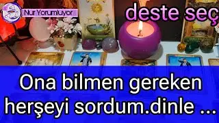 ONA BİLMEK İSTEDİĞİN HERŞEYİ SORDUM ❗❗ CEVAPLARA ŞAŞIRACAKSINIZ.#tarotfalı #keşfet