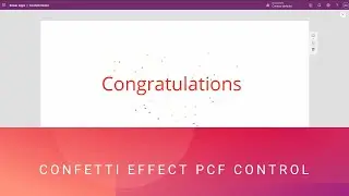 Confetti Effect PCF Control
