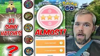 We Almost Got A SHUNDO! 3 Shiny Hatches! Exclusive Research! Aichi Pokelids! & More! (Pokémon GO)