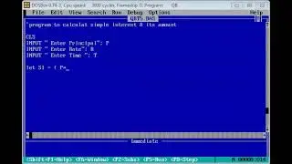 Program to calculate simple interest || QBT5