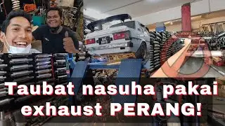 Penyesalan pakai exhaust perang di  Toyota KE70 | Sepang Circuit Noise Regulation | Black flag
