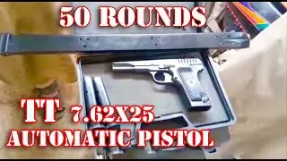 💥🔫Pistol TT 7.62x25 with a magazine for 50 rounds with the possibility of automatic fire