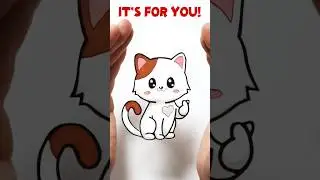 For you! #toonymoonyart #love #papercraft #drawing #cats
