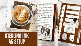 New setup || 2024 Sterling Ink A5 Common place || planner setup ||