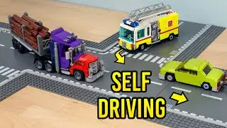 More Self-Driving LEGO Vehicles - Fire Engine, Truck & Caravan!