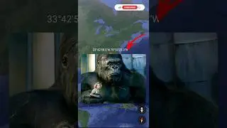 OMG! I found angry King Kong on google map and google map 