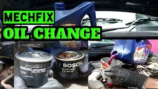 How To Change The Oil Of Your Car #Mechfix