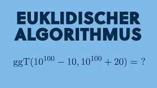Größter gemeinsamer Teiler von 10^100-10 und 10^100+20 | Euklidischer Algorithmus