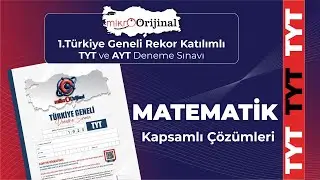 Mikro Orijinal Yayınları 1. Türkiye Geneli Denemesi TYT Matematik Çözümleri