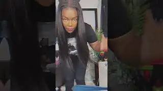 Installing my West Kiss Wig 🙌🏾