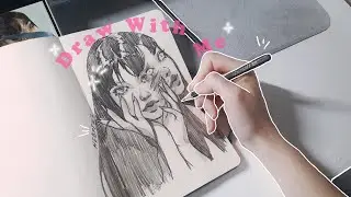 (*°▽°*) Draw With Me/Speedpaint With Regular Pencils!?