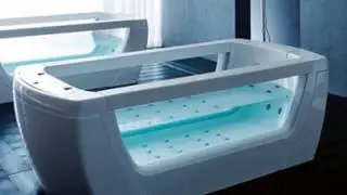 Прозрачные ванны   необычайно красиво!
