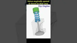 Toy engine valve assembly #animation #automobile #mechanic #engine #icengine #engineering