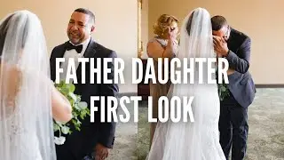 MOST EMOTIONAL FATHER DAUGHTER WEDDING FIRST LOOK EVER YOU WILL CRY! | Laurel Creative