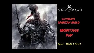 New World - THE BEST Light Armor Sword and Shield ⚔ SPEAR PvP Spartan Build