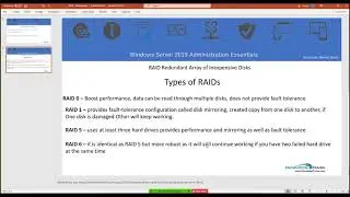 Day# 4 Configuring RAID System - Failover in Harddrives