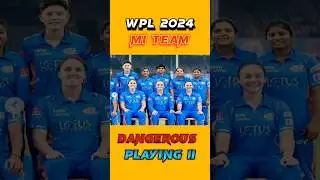 wpl mi new playing 11 2024 #shorts  #viral #mumbaiindians