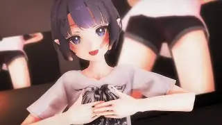 【MMD】Girls（イ⚫︎ちゃんとたくさんのモニター）Nin⚫︎mae Ina'nis