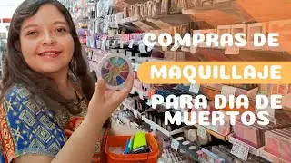 COMPRAS DE MAQUILLAJE PARA DÍA DE MUERTOS