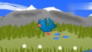 flying bird with background no copy right (free)...