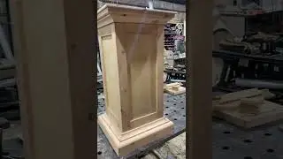 Колонна из дерева, модель для формы #woodworking #wood #diy #искусство #стройка #своимируками