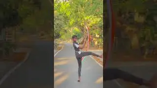 #silambam Single stick in 3 ribbon #trending #shots #viral #sports #art #socialmedia #pratice #like
