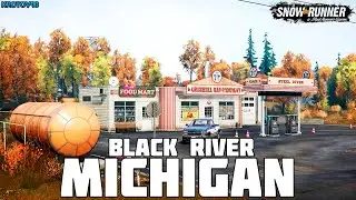 Snowrunner - Black River, Michigan. Выполняем все миссии
