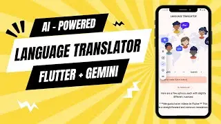 🚀 AI-Powered Language Translator App (Flutter +Gemini AI) 🌎⚡