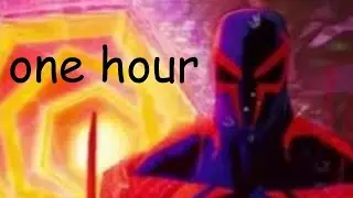 one hour of silence occasionally interrupted by spider-man 2099's theme