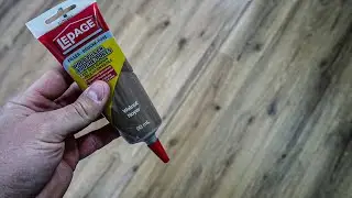 Walnut wood filler works well for small flooring scrapes