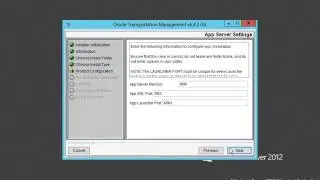 OTM 6.4.2 Installation Guide (Window Server 2012) - Part 20 - Install Oracle Transport Management