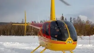Полет на вертолете над Алданом. Южная Якутия. GoldenAldan.Ru