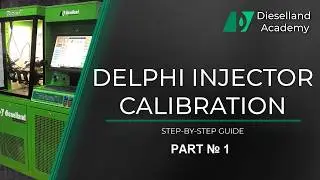 Part 1. DIESELLAND ACADEMY|Delphi injector calibration guide on the DL TriumF test bench.