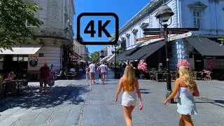 Serbia 4K [Walking Tour] Belgrade — 1 HOUR Walking Tour