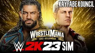 WWE WrestleMania 39 | WWE 2K23 PPV Sim