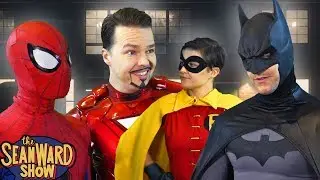 SPIDER-MAN & IRON MAN vs BATMAN & ROBIN - Switching Sidekicks - The Sean Ward Show