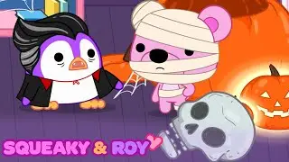 Squeaky & Roy | Halloween hide & seek 🎃👻 | Cartoons and videos for kids | #hideandseek #halloween