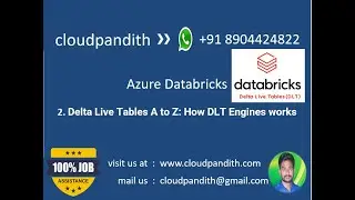 2. Lakehouse Architecture and Procedural ETL vs Declarative ETL. How Delta Live tables executes jobs