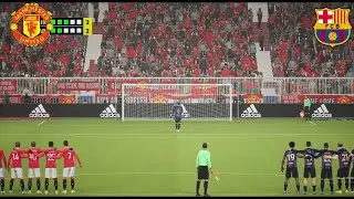 MANCHESTER UNITED VS FC BARCELONA || PENALTY SHOOTOUT || HIGH GRAPHICS || #efootball2023