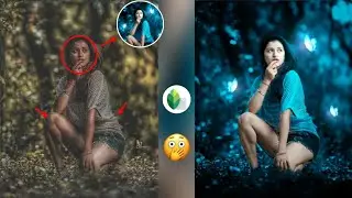 Snapseed glowing butterfly photo editing | blue effect photo editing | Snapseed Photo Editing 2023