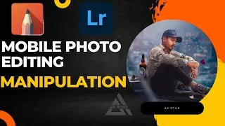 🥀MOBILE PHONE EDITING |SAD 🥀POSE MANIPULATION 🥀| LIGHTROOM AUTODESK