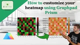 How to edit your colours, labels and values on a Heatmap using Graphpad Prism #heatmap #customize