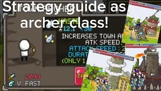 Grow castle - strategy tuturioal as archer class!