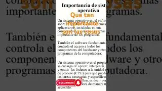 Que tan importante son las cosas