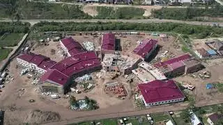 Самый красивый и масштабный проект пансионата для престарелых граждан в ДФО с высоты птичьего полета