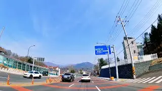 Dongducheon, Korea 4K : Afternoon Drive