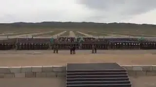 Армия Казахстана поет песню "МЕН ҚАЗАҚПЫН"