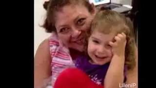 Festejando el amor con mi nena bonita.