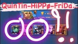 Empires & Puzzles Hero Test RAiDs : QuinTin - HiPPø - FriDa hunt together ‼️